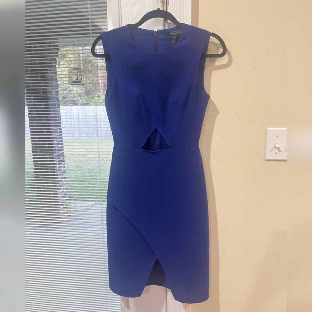 BCBG blue business casual dress - size 2